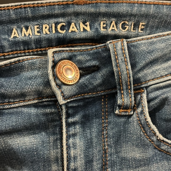 American Eagle Women’s High Rise Distressed Jeggings Size 2 - Picture 7 of 14